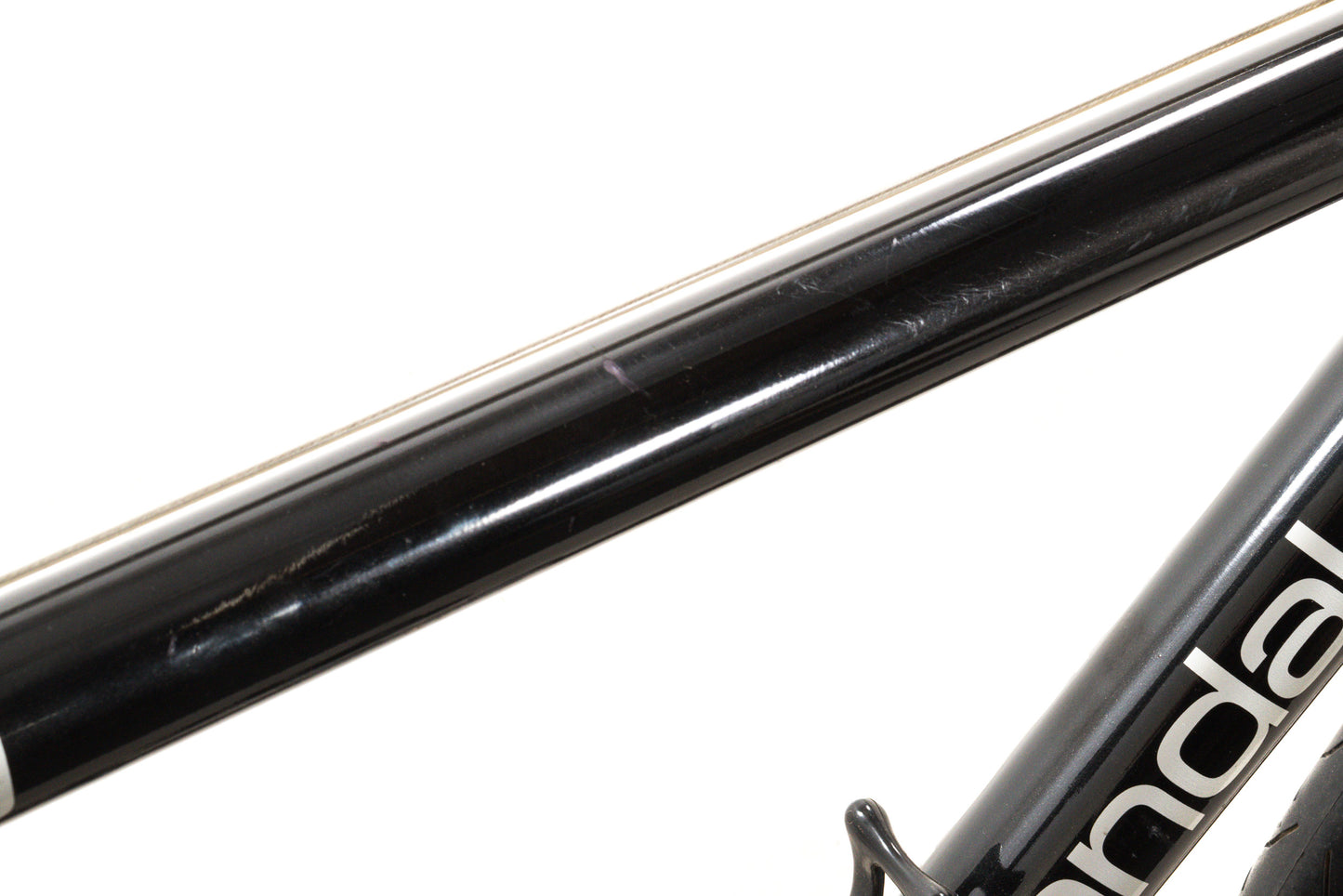 USED Vintage 1993 Cannondale M500 18" (Med) Rigid Aluminum Mountain Bike 26" Black AS IS