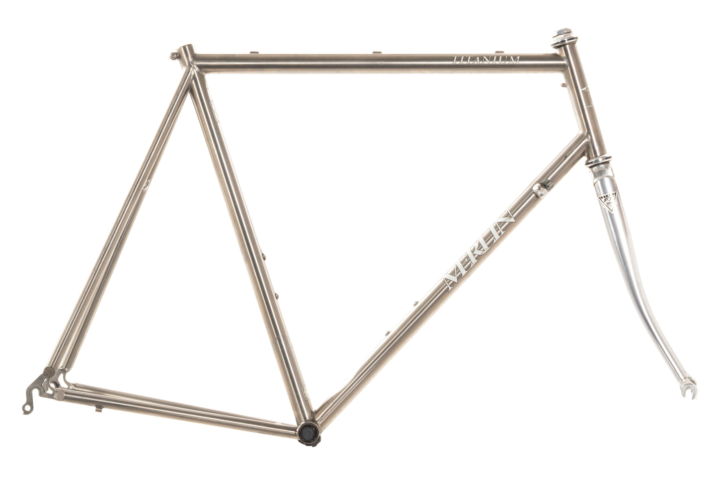 USED Vintage 1990's Merlin 3-2.5 Titanium 61cm Road Bike Frameset