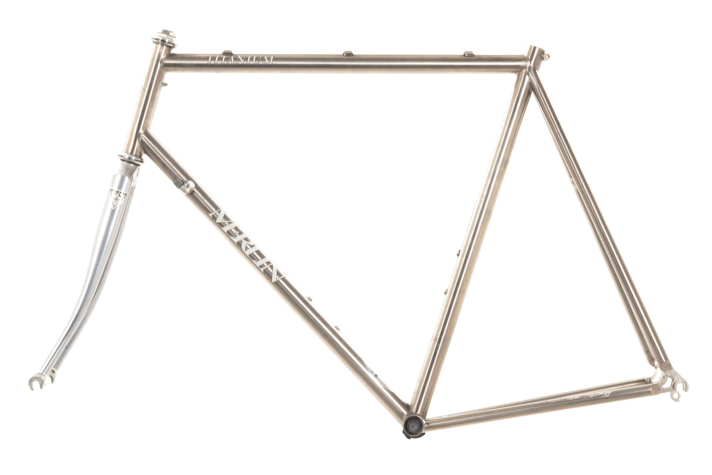 USED Vintage 1990's Merlin 3-2.5 Titanium 61cm Road Bike Frameset
