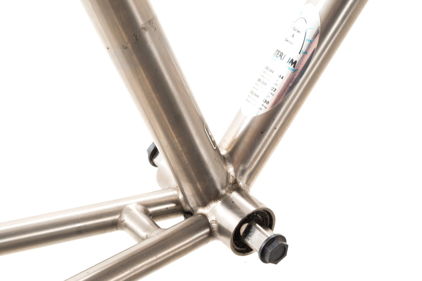 USED Vintage 1990's Merlin 3-2.5 Titanium 61cm Road Bike Frameset