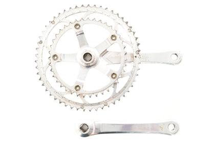 USED Shimano Dura-Ace FC-7402 175mm Square Taper Crankset 53/39T 7400 2x8 Silver