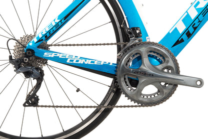 USED 2011 Trek Speed Concept WMN 9.5 Medium Carbon Time Trial Bike Ultegra 2x11 Blue
