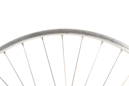 USED Rivendell/Silver 700c/29" Double Wall Alloy Rim Brake Wheelset Quick Release 24mm Internal Width