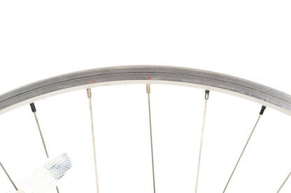 USED Rivendell/Silver 700c/29" Double Wall Alloy Rim Brake Wheelset Quick Release 24mm Internal Width