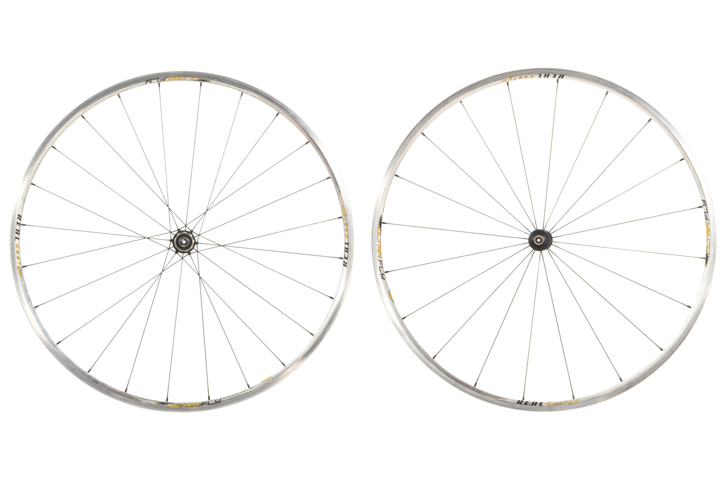 USED Rivendell/Silver 700c/29" Double Wall Alloy Rim Brake Wheelset Quick Release 24mm Internal Width