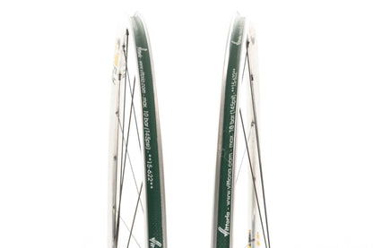 USED Rivendell/Silver 700c/29" Double Wall Alloy Rim Brake Wheelset Quick Release 24mm Internal Width