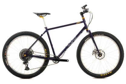 USED 2018 Velo Orange Piolet Rigid Large Steel Mountain Bike SRAM GX Eagle 27.5"+ Purple