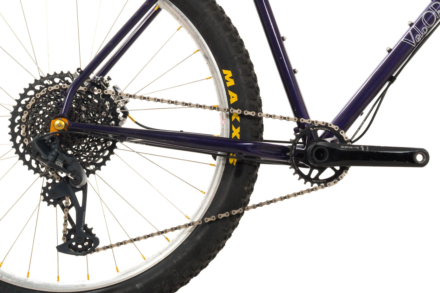USED 2018 Velo Orange Piolet Rigid Large Steel Mountain Bike SRAM GX Eagle 27.5"+ Purple