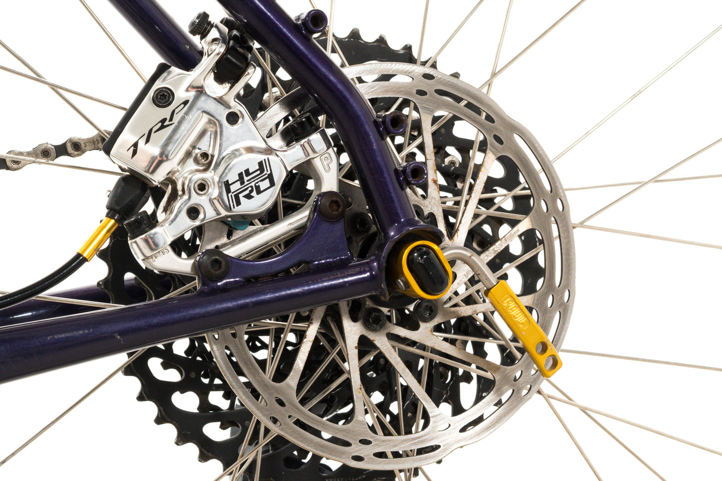 USED 2018 Velo Orange Piolet Rigid Large Steel Mountain Bike SRAM GX Eagle 27.5"+ Purple