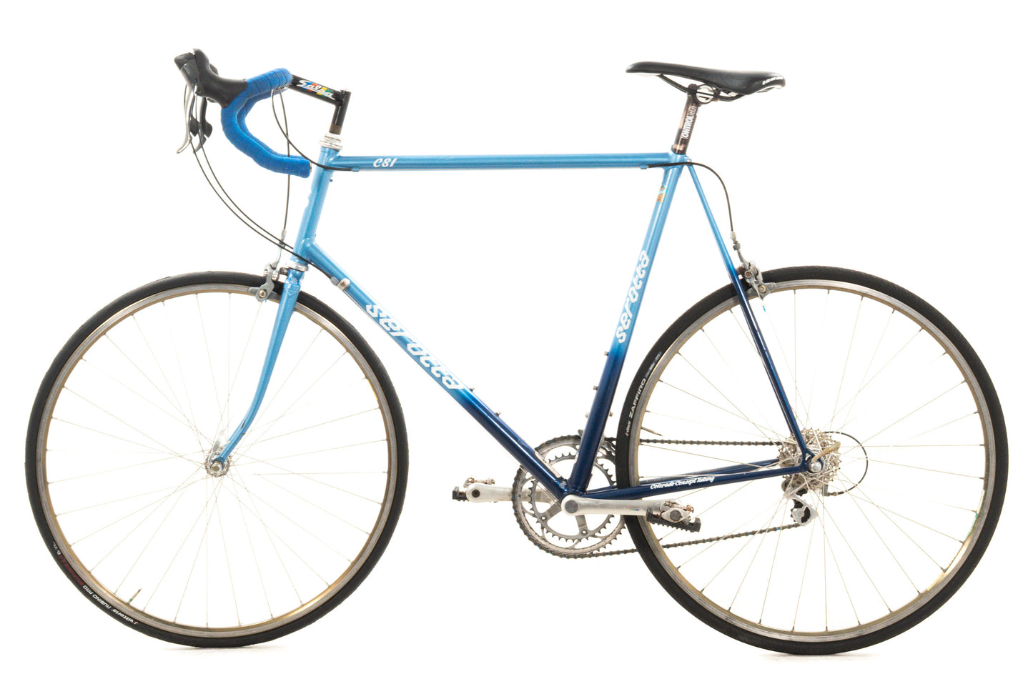 USED Vintage 1995 CSI Steel 62cm Road Bike Blue Shimano 600/Ultegra 2x10 - AS IS