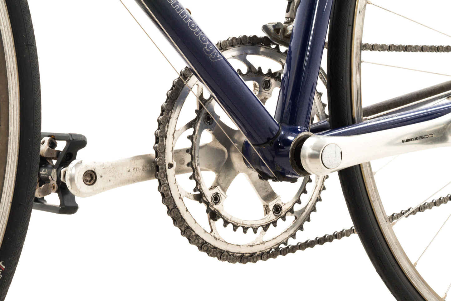 USED Vintage 1995 Time Helix Equipe 56cm Carbon Road Bike Shimano 600 2x8 Speed AS IS