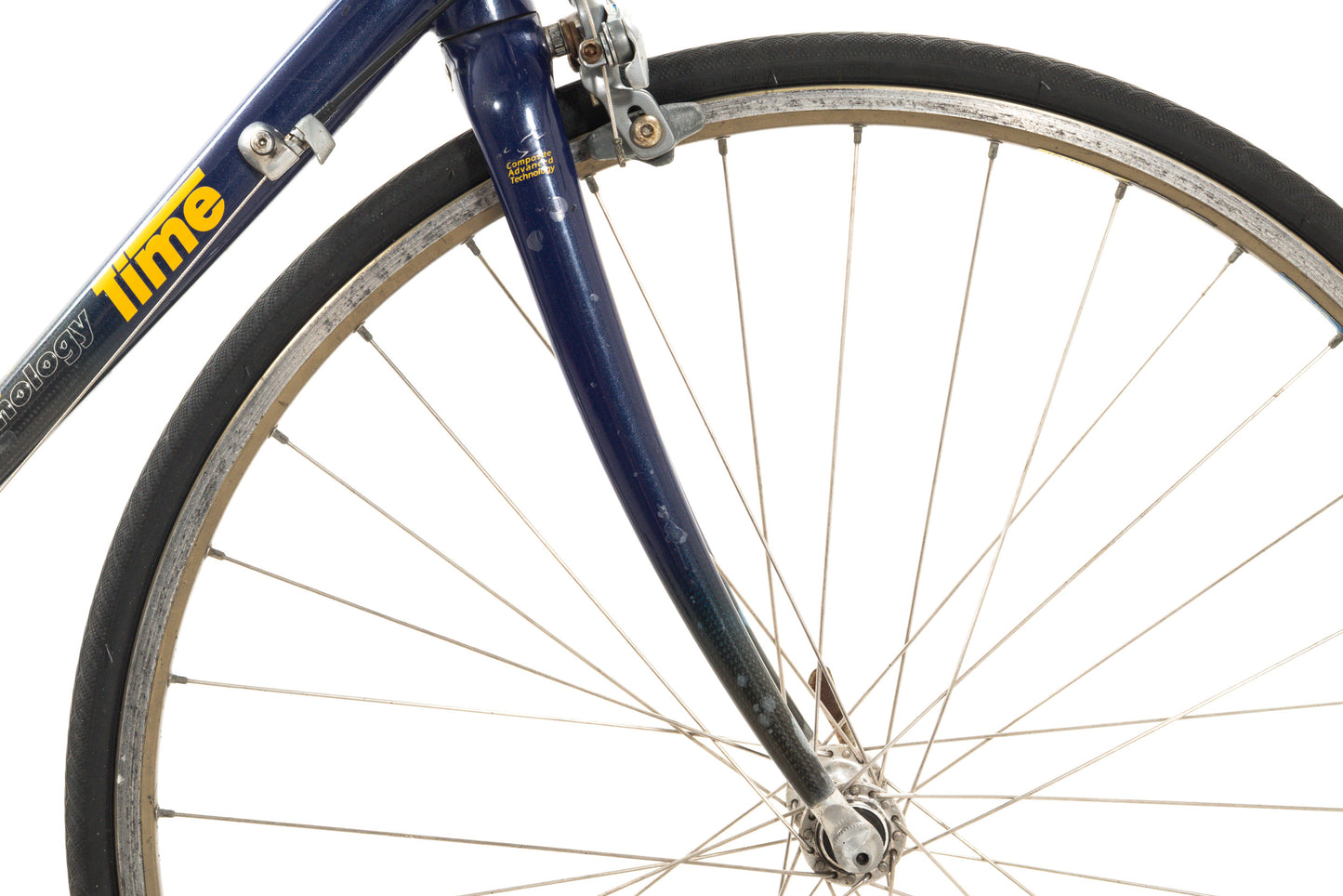 USED Vintage 1995 Time Helix Equipe 56cm Carbon Road Bike Shimano 600 2x8 Speed AS IS
