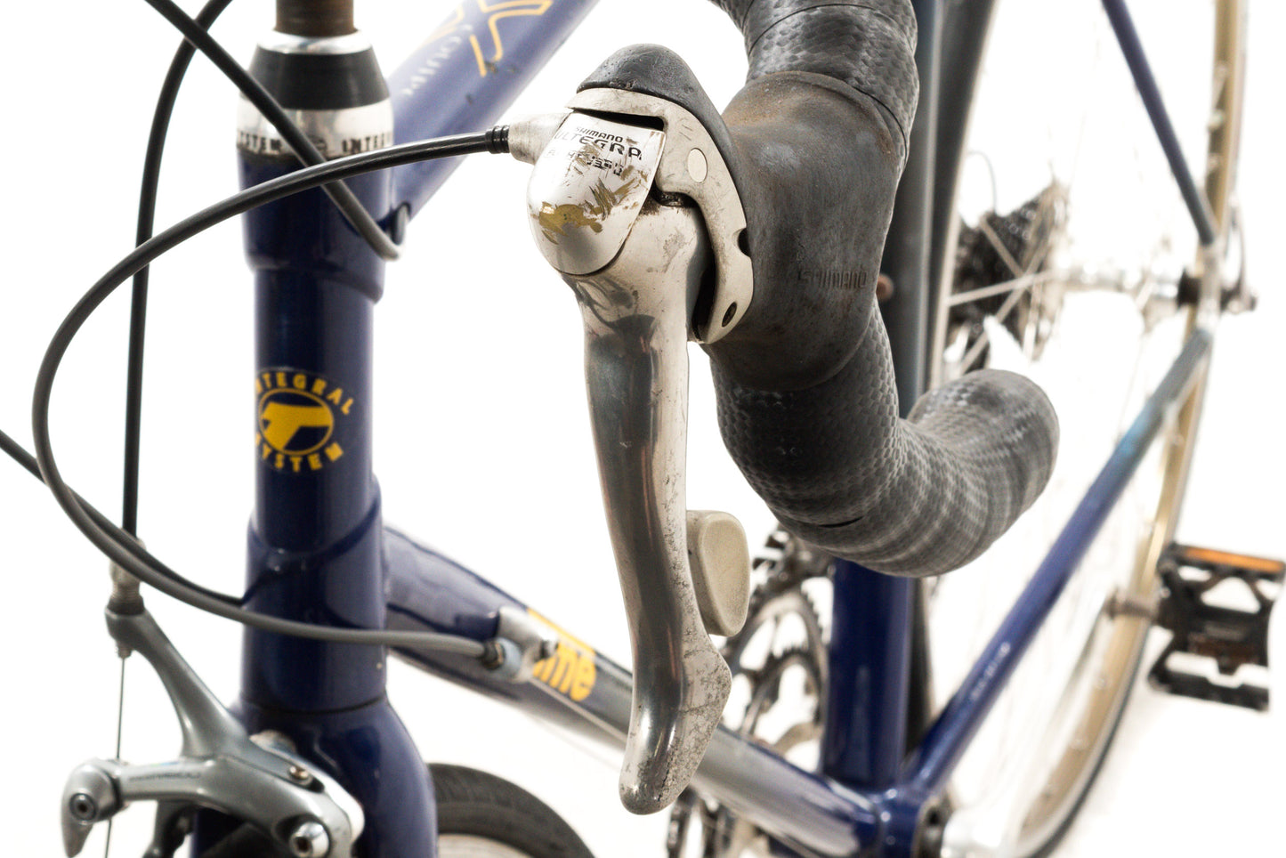 USED Vintage 1995 Time Helix Equipe 56cm Carbon Road Bike Shimano 600 2x8 Speed AS IS