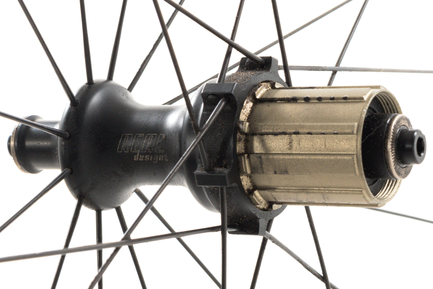 USED Real Design Ultra Fly 700C Ultra Light Alloy Clincher Wheelset Rim Brake QR 10 speed 1430g Silver
