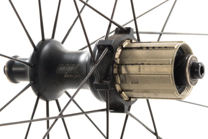 USED Real Design Ultra Fly 700C Ultra Light Alloy Clincher Wheelset Rim Brake QR 10 speed 1430g Silver