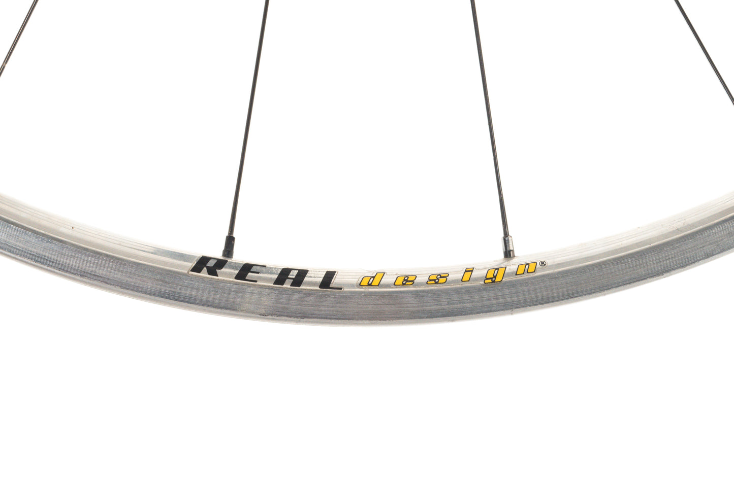 USED Real Design Ultra Fly 700C Ultra Light Alloy Clincher Wheelset Rim Brake QR 10 speed 1430g Silver