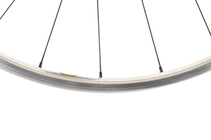 USED Real Design Ultra Fly 700C Ultra Light Alloy Clincher Wheelset Rim Brake QR 10 speed 1430g Silver