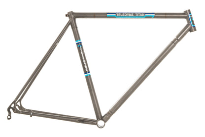 USED Vintage 1970's Teledyne Titan 54cm Titanium Road Bike Frame
