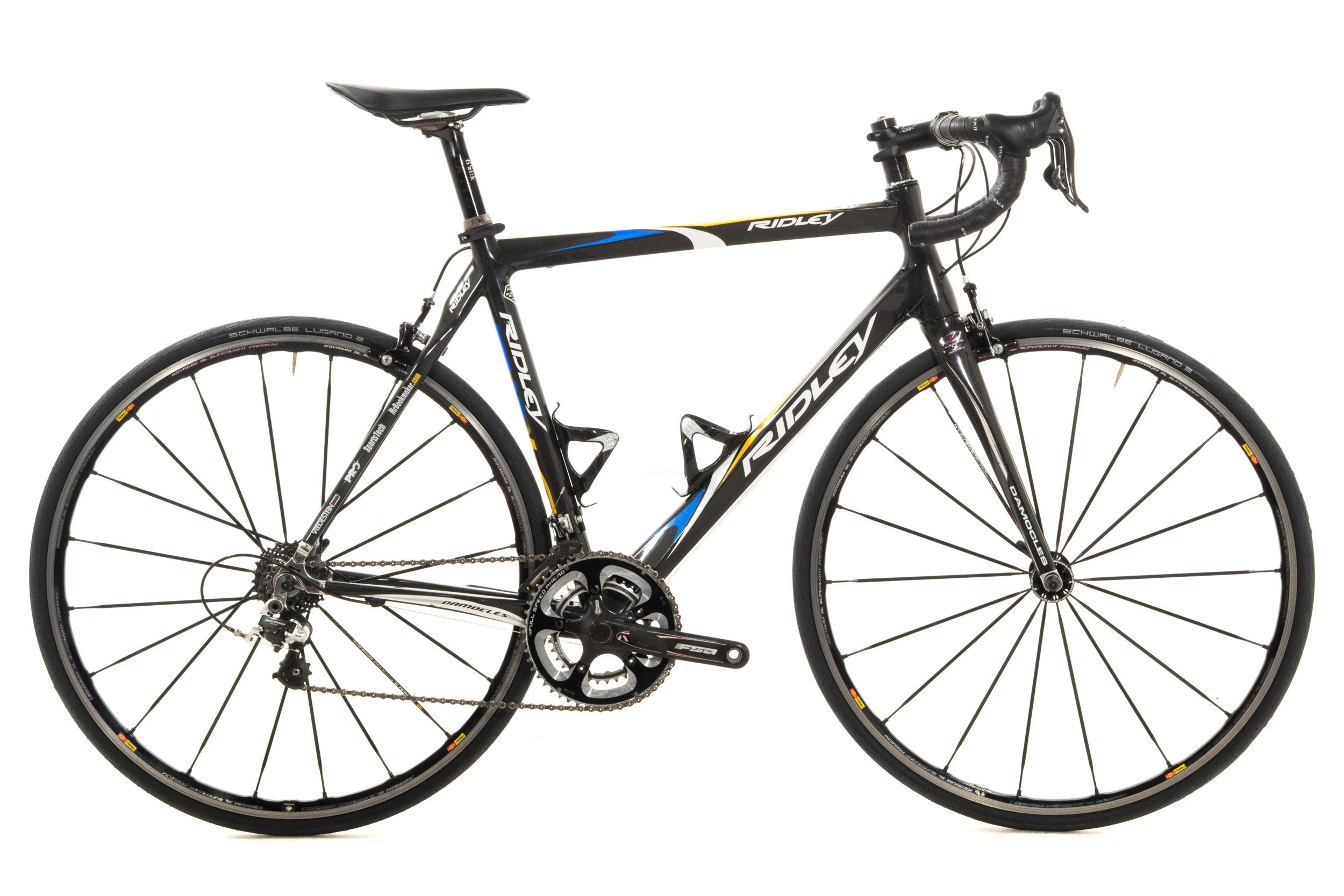 USED Ridley Damocles Medium/54cm Carbon Road Bike Campagnolo Record Ti