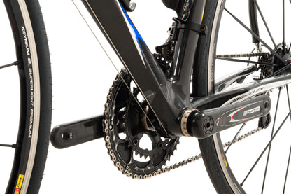 USED Ridley Damocles Medium/54cm Carbon Road Bike Campagnolo Record Titanium 2x10 speed Mavic Ksyrium SL