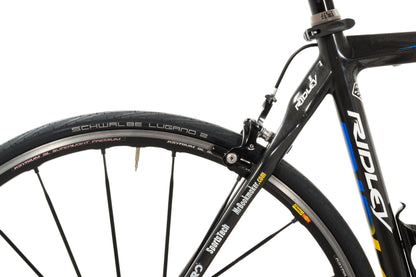 USED Ridley Damocles Medium/54cm Carbon Road Bike Campagnolo Record Titanium 2x10 speed Mavic Ksyrium SL