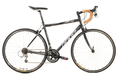 USED 2009 Felt Z10 Alloy 56cm Road Bike Shimano 105 2x10 Speed Rim Brake Black