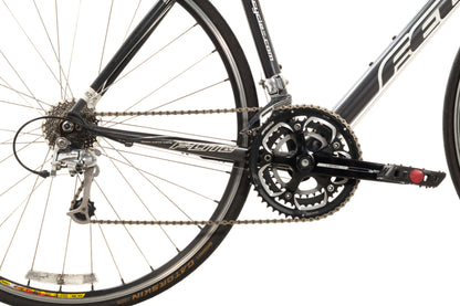 USED 2009 Felt Z10 Alloy 56cm Road Bike Shimano 105 2x10 Speed Rim Brake Black