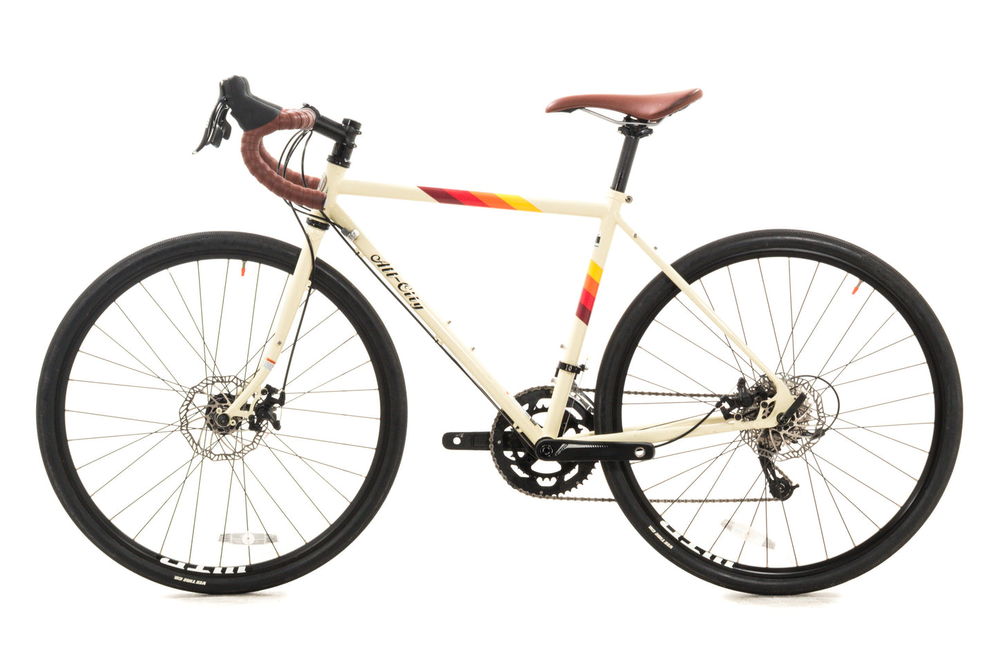 USED All-City Space Horse 46cm Steel Gravel Bike 650b SRAM Apex 2x10 Cream