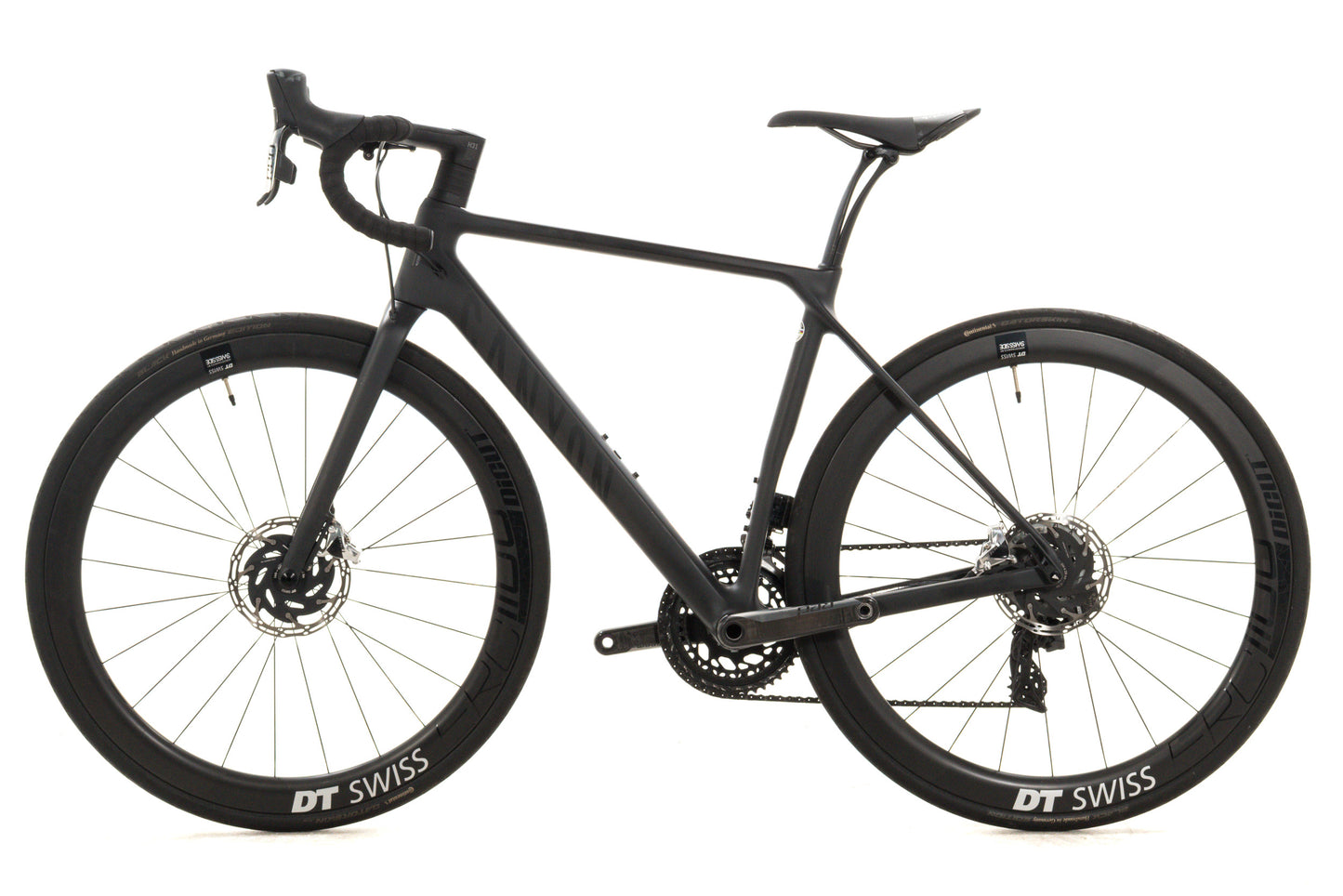 USED Canyon Endurace CF SLX 9 Small Disc Road Bike SRAM Red eTap AXS Carbon Wheels Black