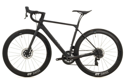 USED Canyon Endurace CF SLX 9 Small Disc Road Bike SRAM Red eTap AXS Carbon Wheels Black