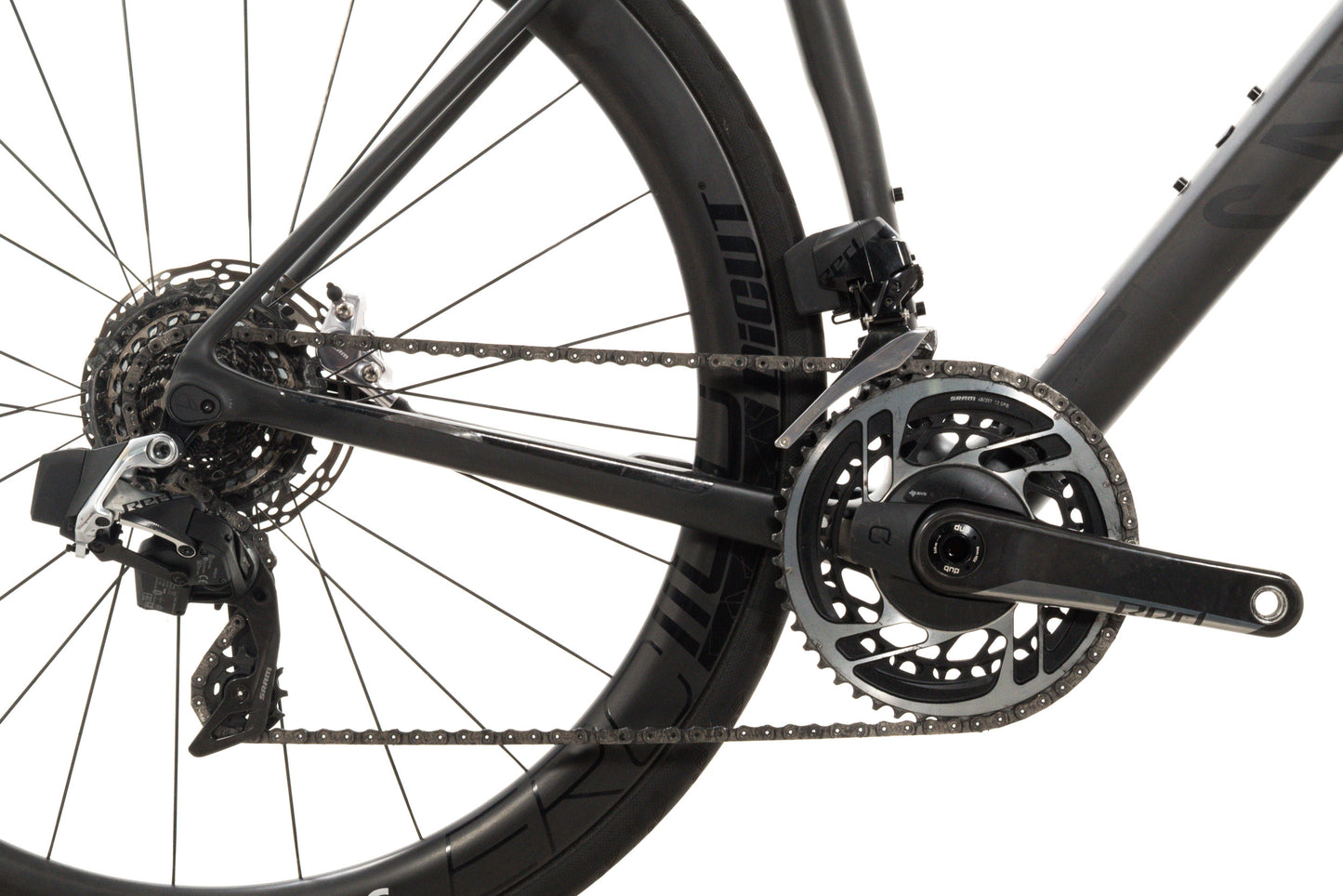 USED Canyon Endurace CF SLX 9 Small Disc Road Bike SRAM Red eTap AXS Carbon Wheels Black