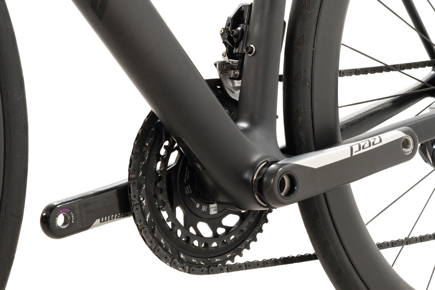 USED Canyon Endurace CF SLX 9 Small Disc Road Bike SRAM Red eTap AXS Carbon Wheels Black