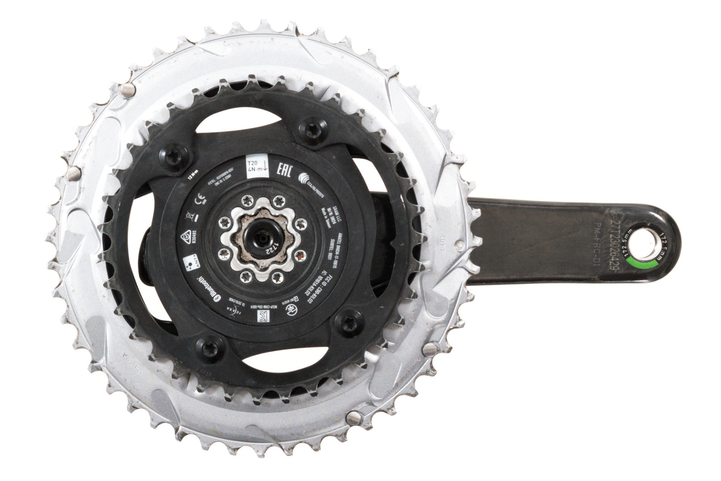 USED SRAM Force AXS D1 2x12 speed Groupset 172.5mm 48/35T Quarq Power Crankset 10-36T Cassette