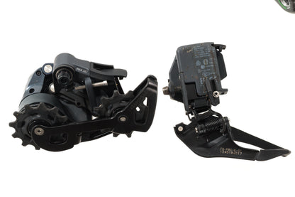 USED SRAM Force AXS D1 2x12 speed Groupset 172.5mm 48/35T Quarq Power Crankset 10-36T Cassette