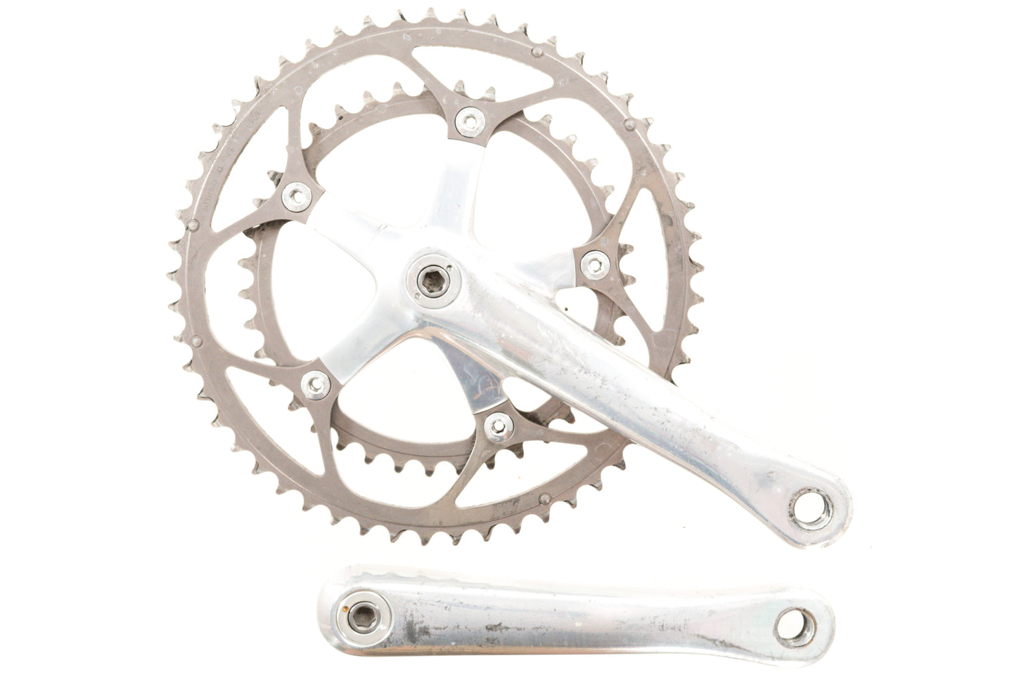USED Shimano Dura-Ace 7700 2x9 speed Time Trial Groupset 175mm Crank