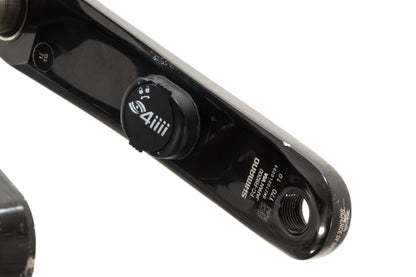 USED Shimano Dura-Ace 4iiii Power Meter Crankset 170mm 50/34T Compact