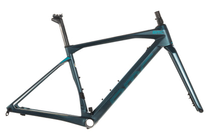 USED 2023 BMC RoadMachine Six 47cm Carbon Road Bike Frame Disc Brake Blue