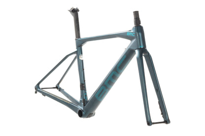 USED 2023 BMC RoadMachine Six 47cm Carbon Road Bike Frame Disc Brake Blue