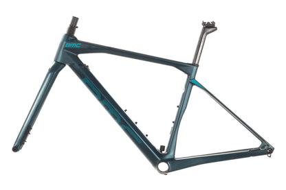 USED 2023 BMC RoadMachine Six 47cm Carbon Road Bike Frame Disc Brake Blue
