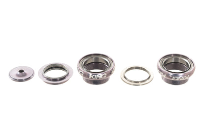 USED Chris King 1-1/8" Threadless NoThreadset Headset Pewter EC34
