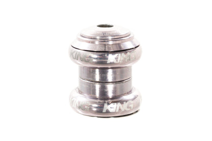 USED Chris King 1-1/8" Threadless NoThreadset Headset Silver EC34