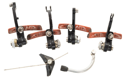 USED Paul MiniMoto Mini-V + Touring Cantilever Brake Set Black Short Pull