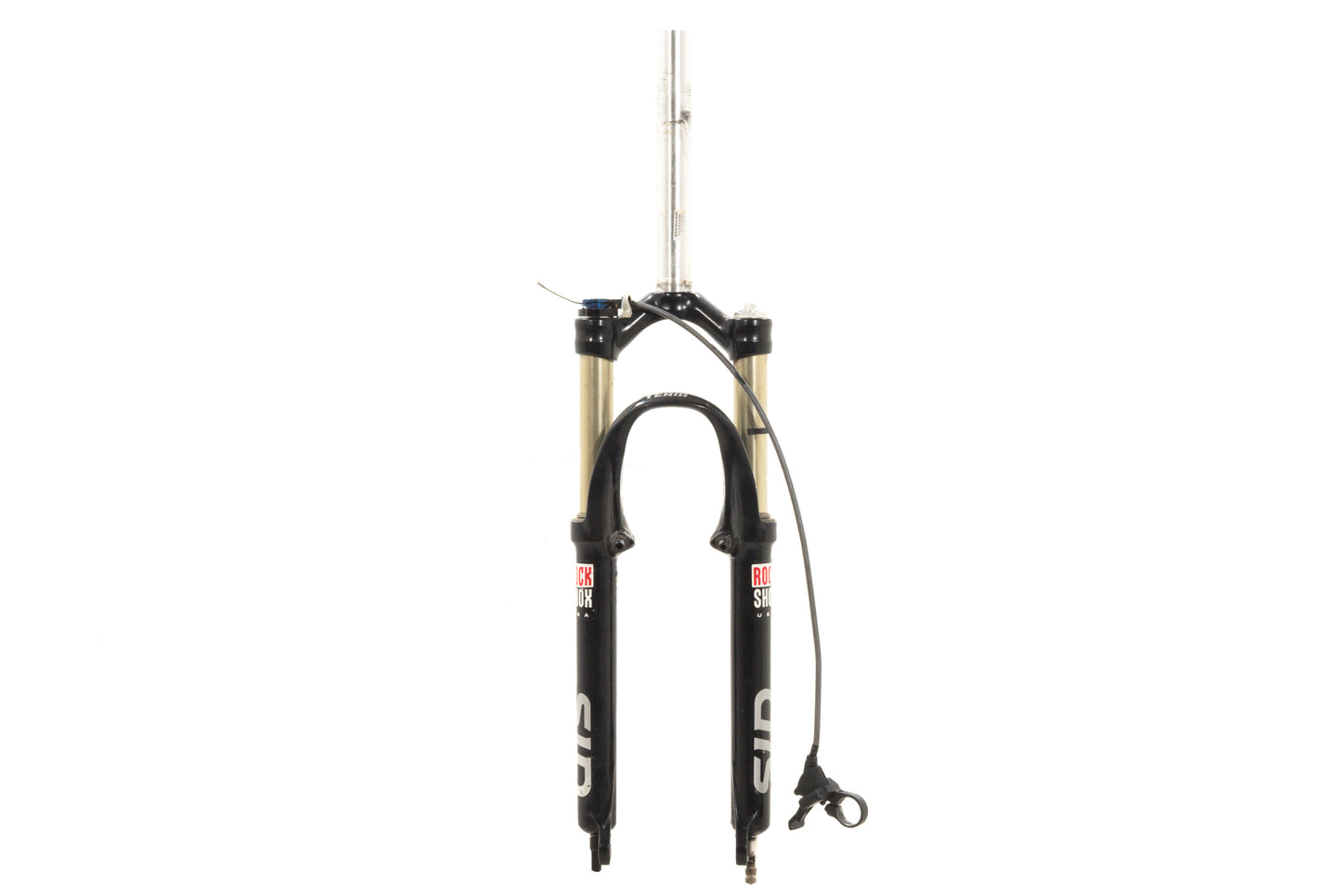 USED Rock Shox SID Team 26" Dual Air 80mm Suspension Fork 1 1/8" w/ Remote V-Brake / IS Disc Quick Release