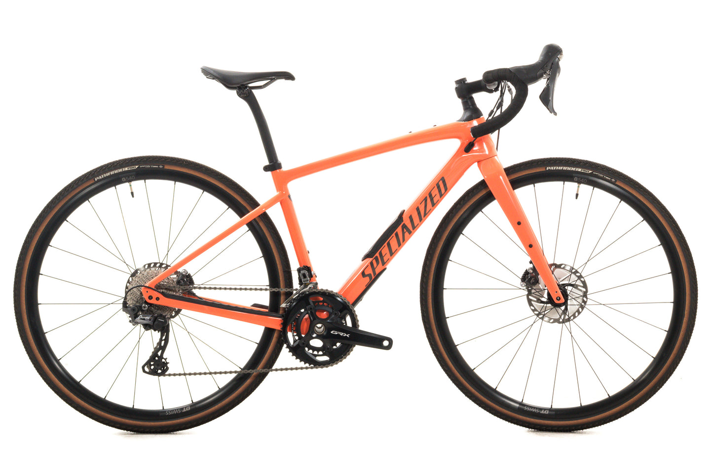USED 2021 Specialized Diverge Comp 52cm Carbon Gravel Bike Shimano GRX 2x11 Gloss Blaze - Like New