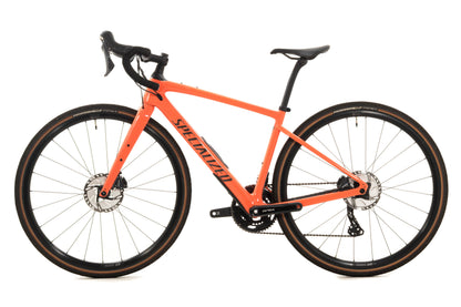 USED 2021 Specialized Diverge Comp 52cm Carbon Gravel Bike Shimano GRX 2x11 Gloss Blaze - Like New