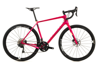 USED Salsa Warbird Carbon Gravel/All-Road Bike 57.5cm Red Shimano Ultegra/GRX 2x11