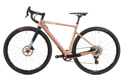USED 2023 Cervelo Aspero 51cm Carbon Gravel Bike Campagnolo Ekar 1x13 speed Champagne Rose
