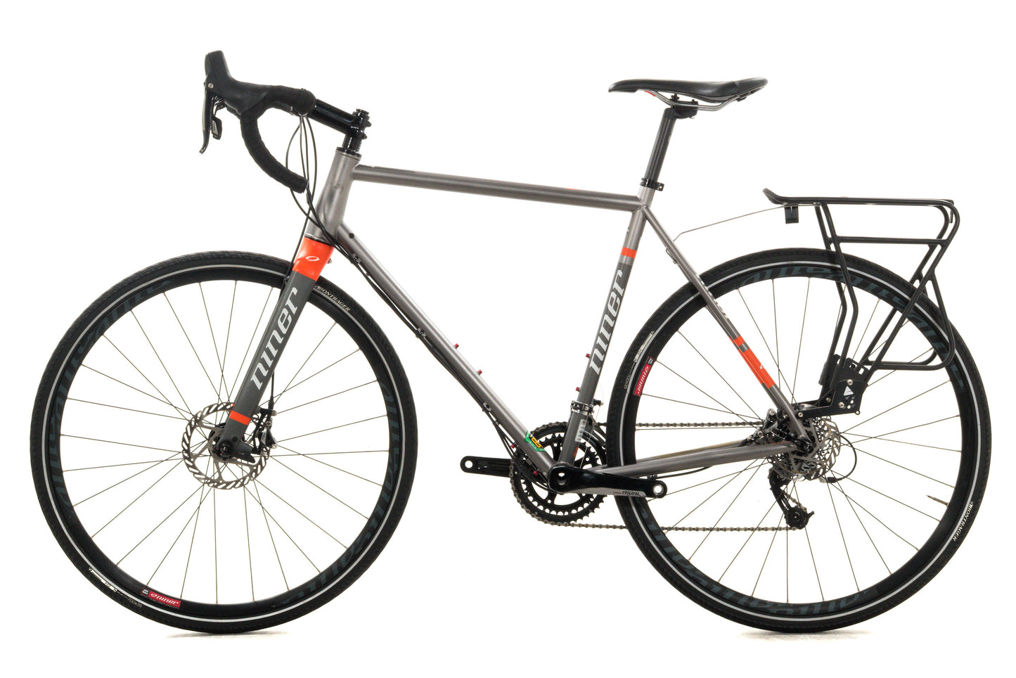 USED Niner RLT 9 56cm Reynolds 853 Steel Cyclocross/Gravel Bike SRAM Rival 2x11 speed Gray