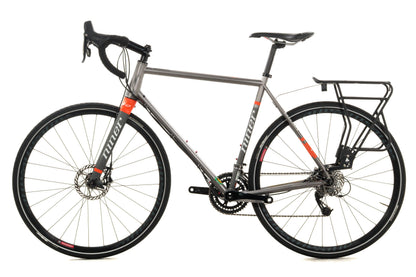 USED Niner RLT 9 56cm Reynolds 853 Steel Cyclocross/Gravel Bike SRAM Rival 2x11 speed Gray