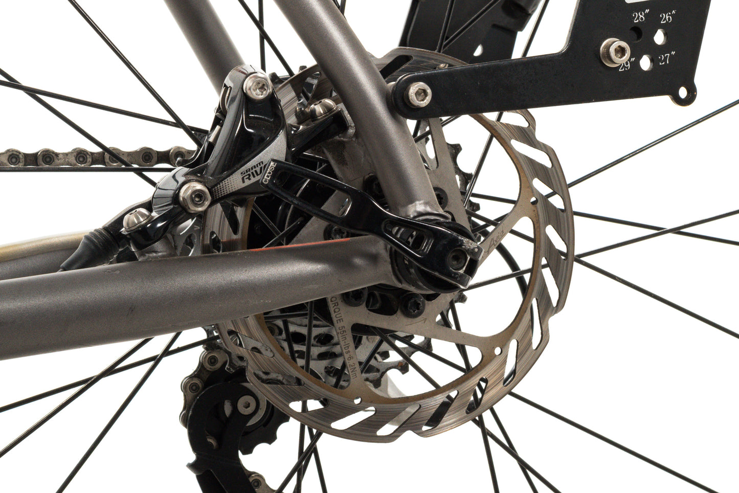 USED Niner RLT 9 56cm Reynolds 853 Steel Cyclocross/Gravel Bike SRAM Rival 2x11 speed Gray